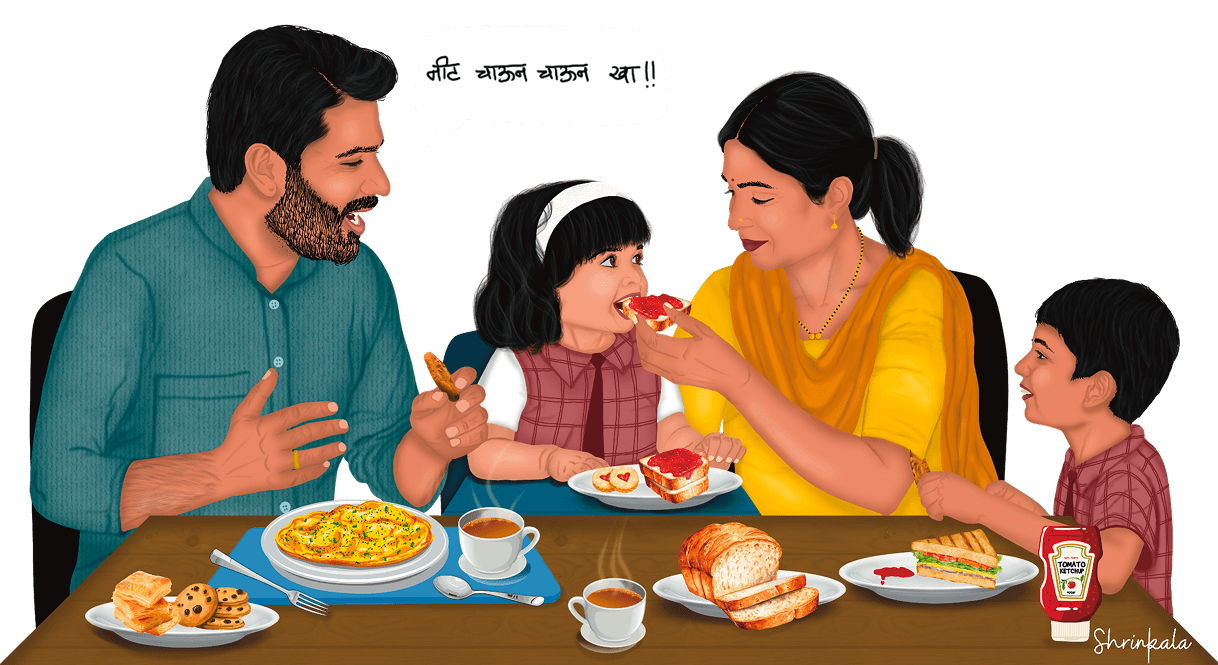 Hero image of a family enjoying bakery products